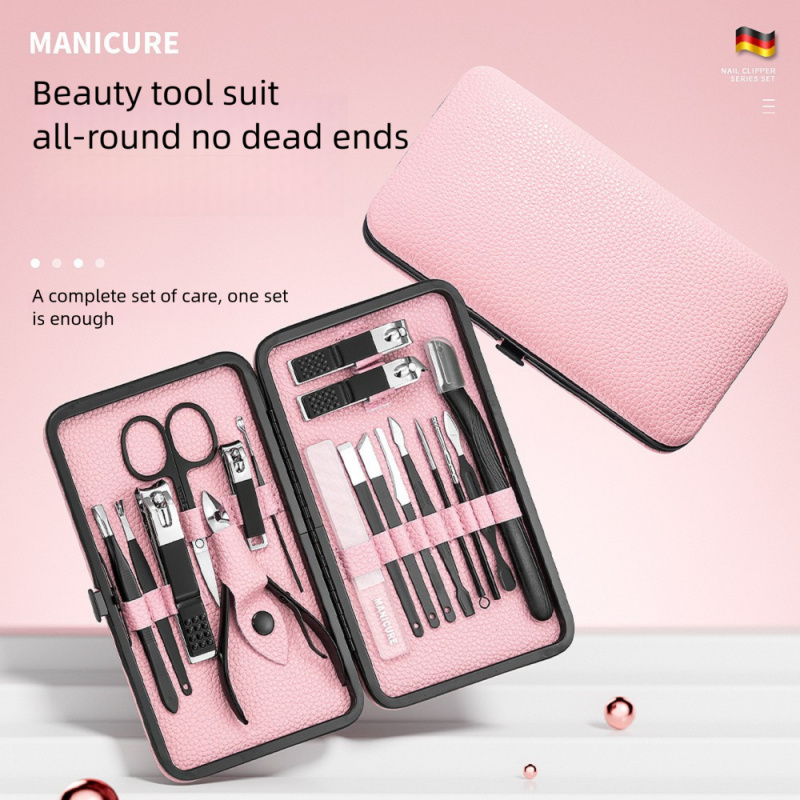 18pcs Manicure Pedicure Set, P - Mens Grooming Kit Gift 评论和价格