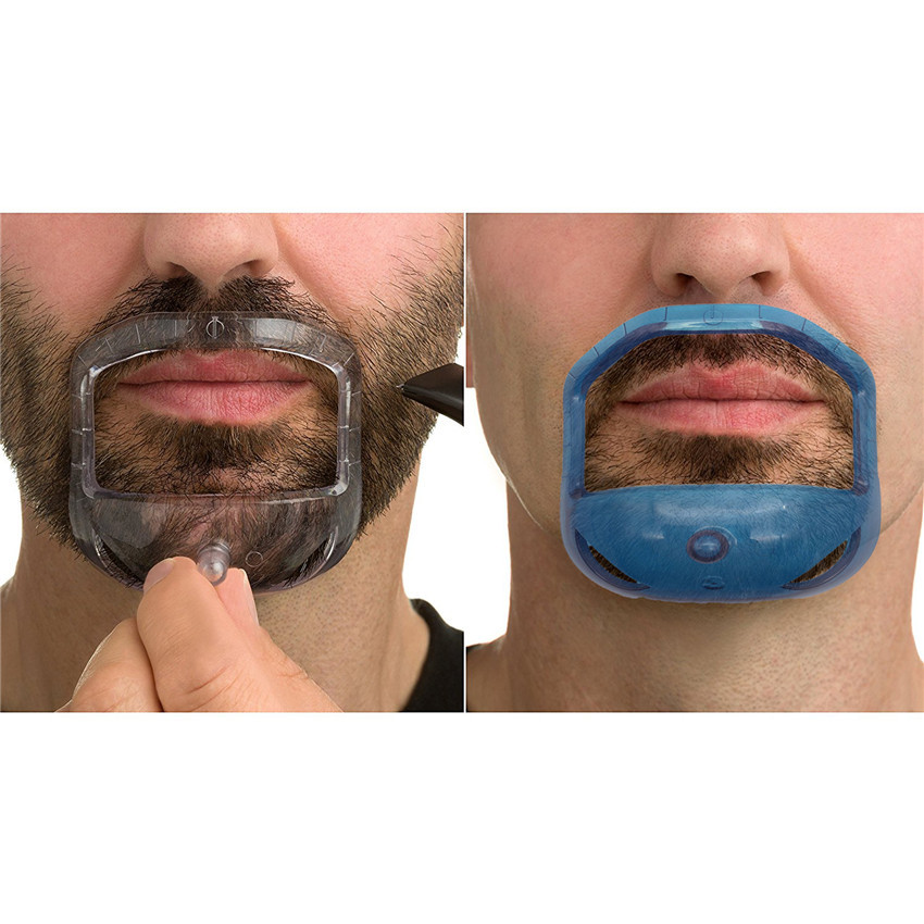 5pcs/set Transparent Beard Sty - Men'S Beard Grooming 评论和价格