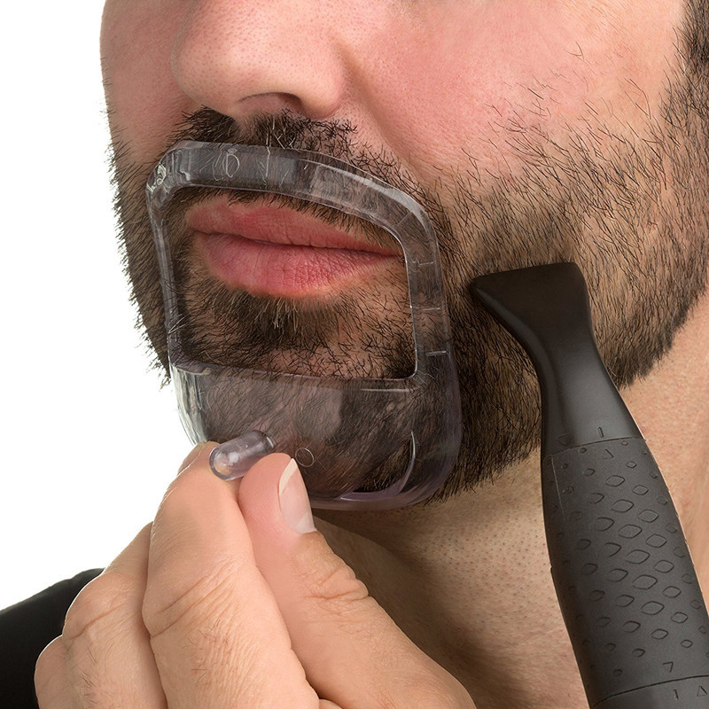 5pcs/set Transparent Beard Sty - Men'S Beard Grooming 评论和价格