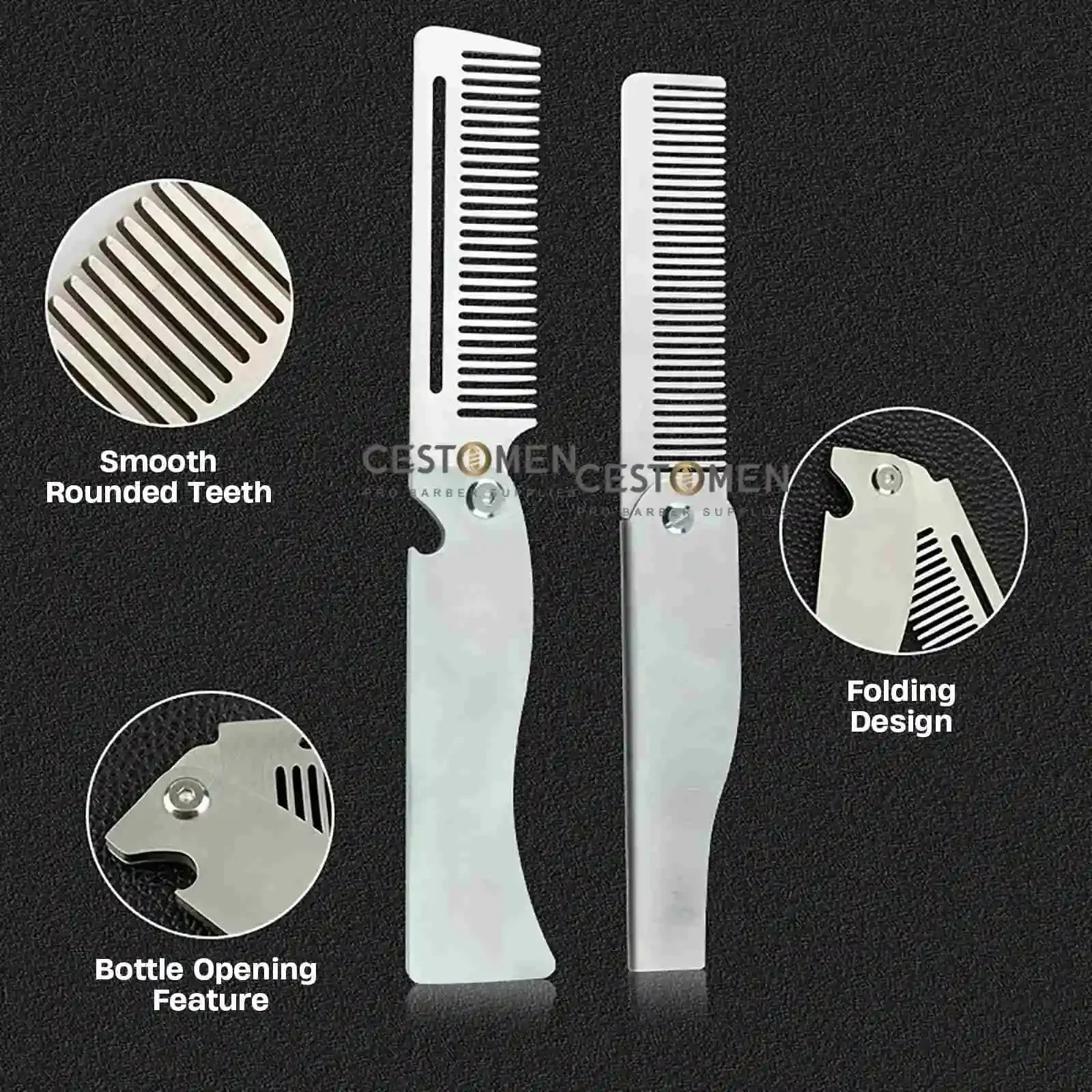 New Type 1/2PCS Portable Steel - Men'S Beard Grooming 评论和价格