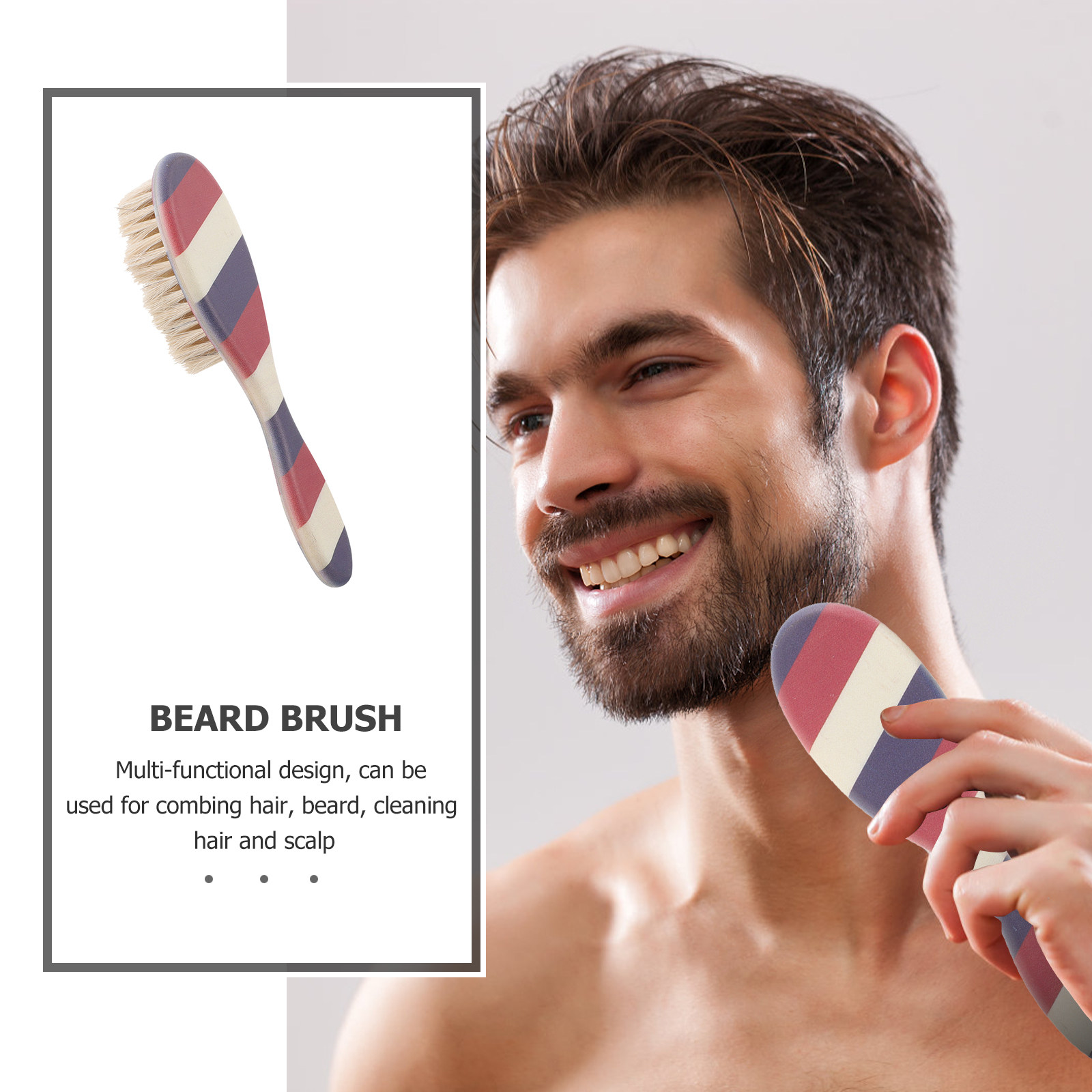 Professional Salon Beard Brush - Men'S Grooming Tool 评论和价格