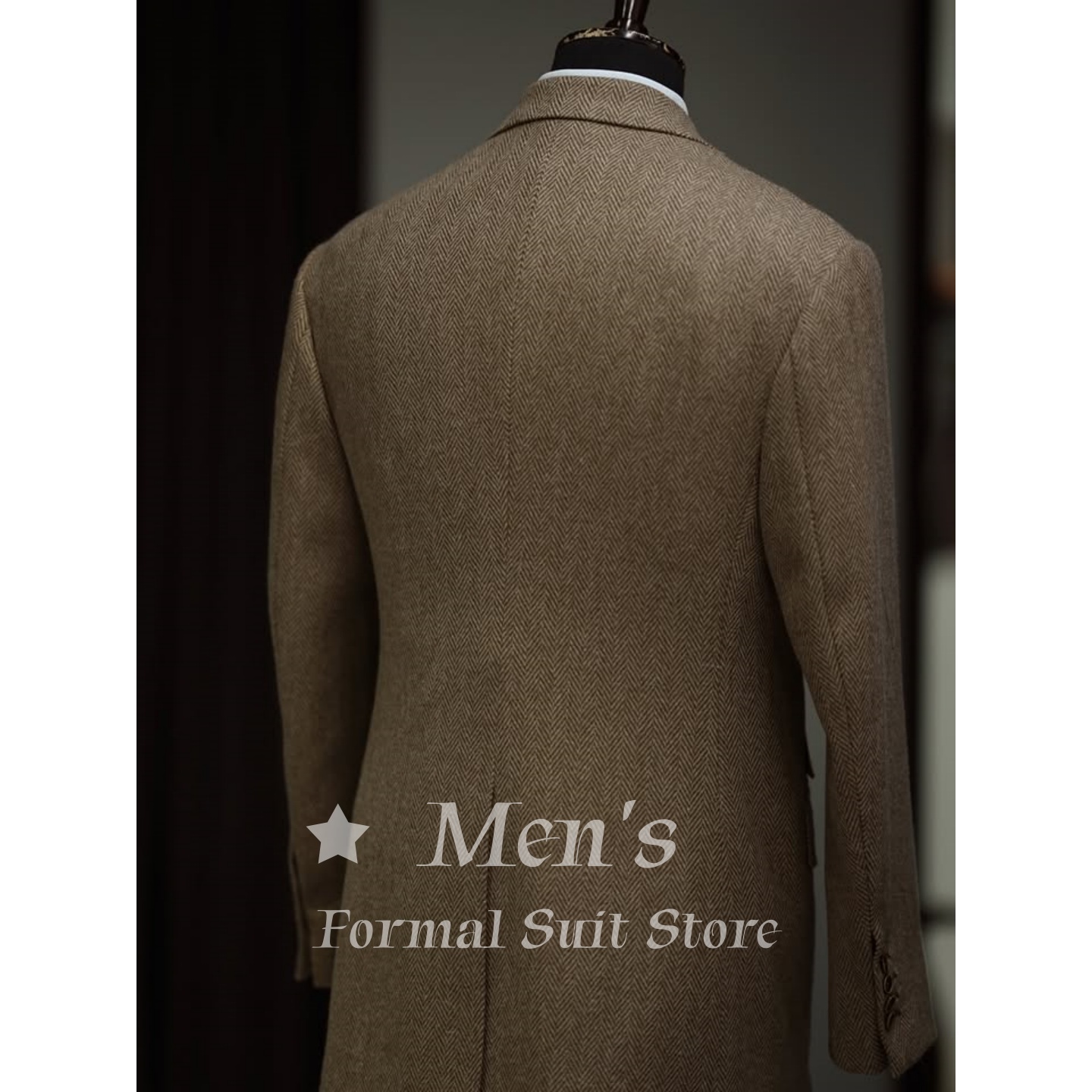 Fashion Mens Brown Herringbone - Men'S Grooming Daily 评论和价格