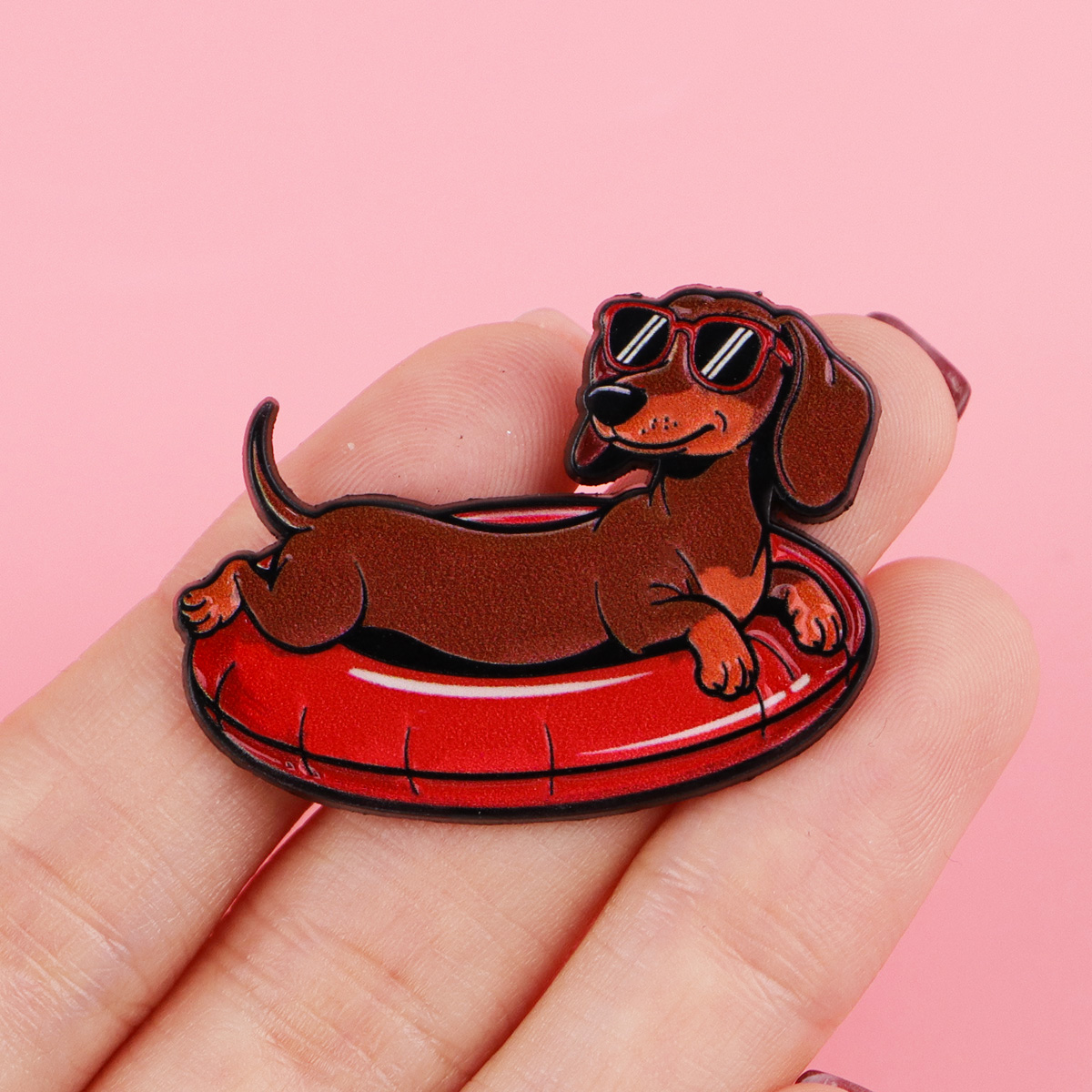 1-6pcs/Set Dachshund Dogs Enam - Mens Grooming Kit Gift 评论和价格