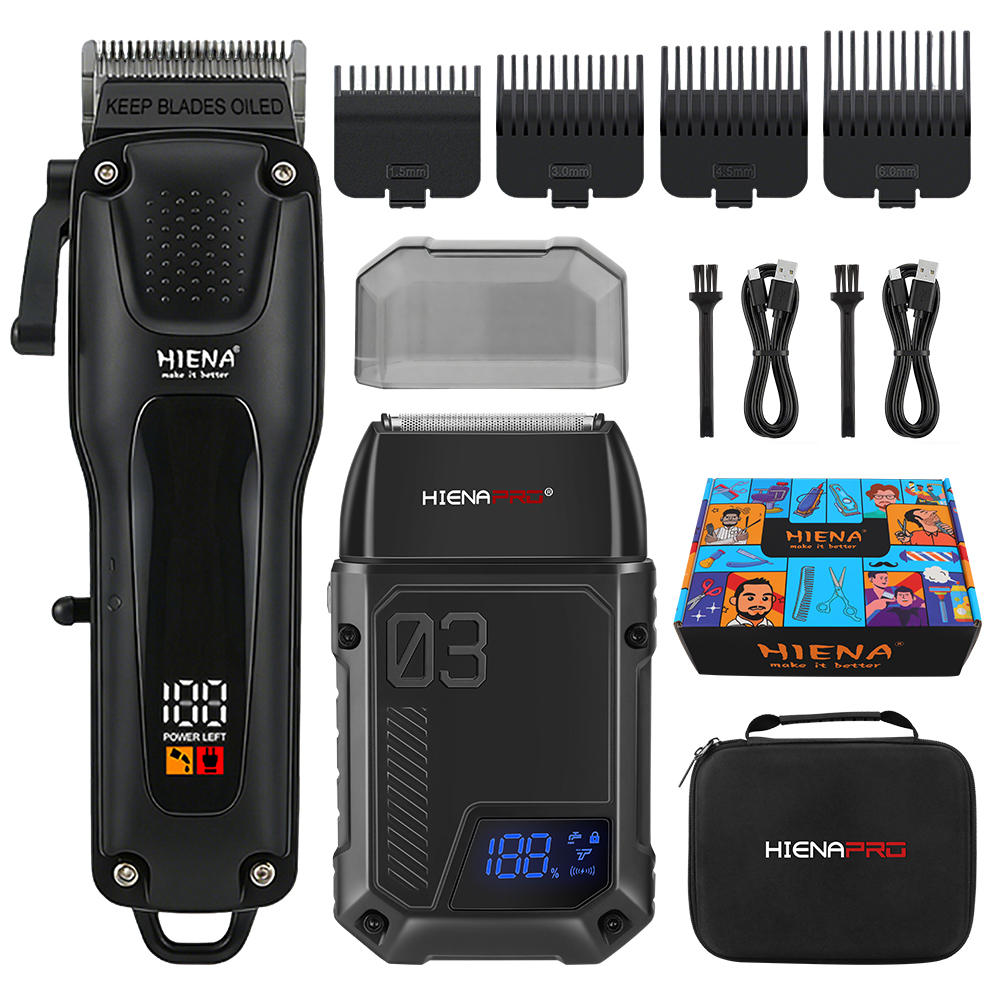 HIENA PRO 2-in-1 Cordless Hair - Mens Grooming Kit Gift 评论和价格