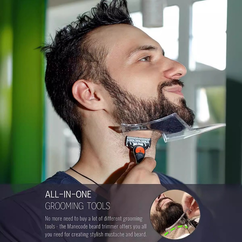 Beard Shaping Tool Mustache St - Men'S Grooming Tool 评论和价格
