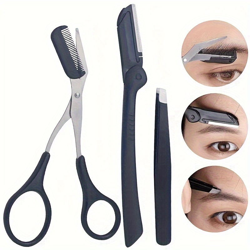 3pcs Set Eyebrow Kit For Women - Men'S Grooming Tool 评论和价格